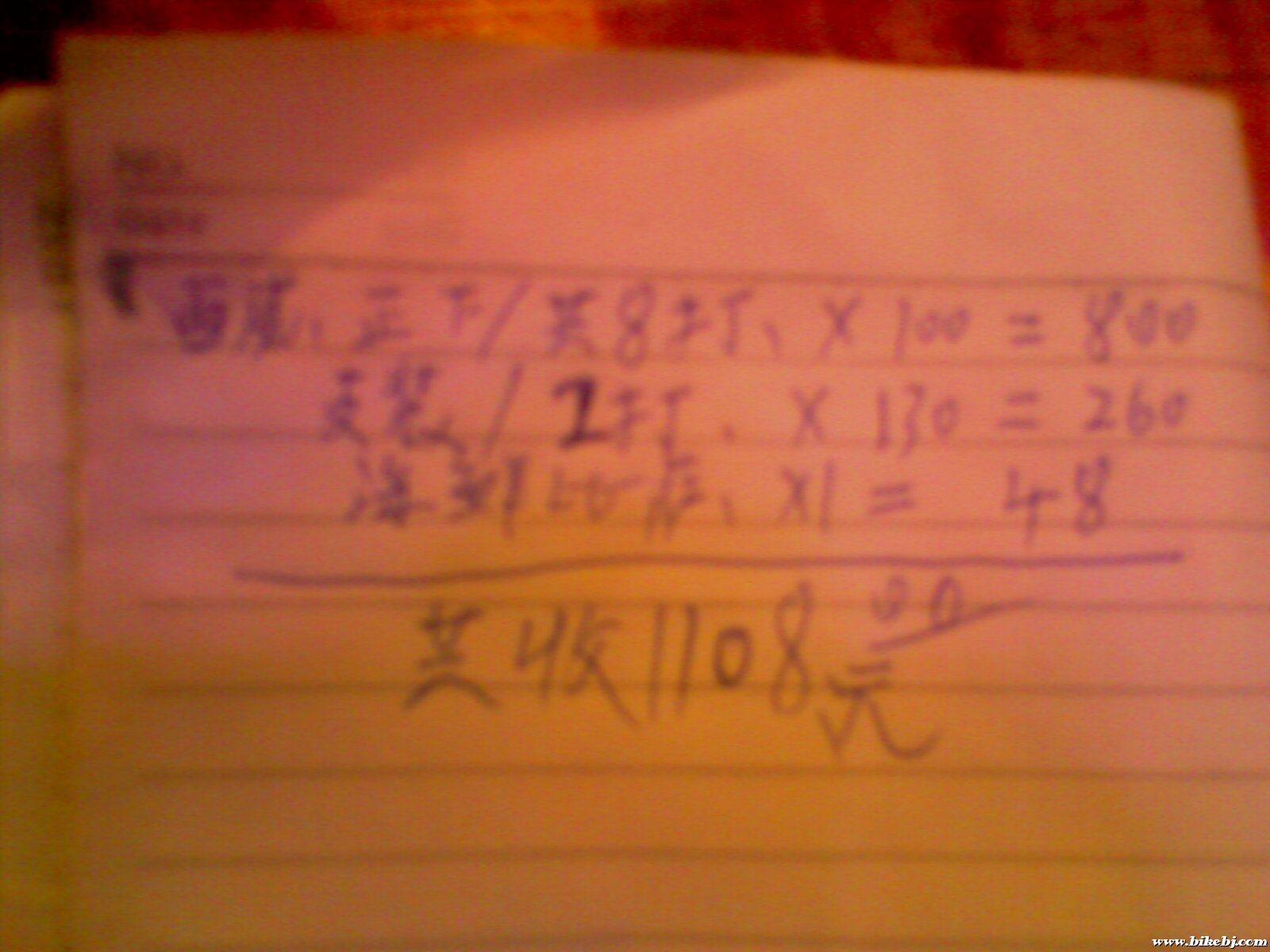 ԭʼ���ݹ�1108Ԫ��ʵ��1100Ԫ�����к�����������������ģ����Ժ��Ͽ����ӯ��40Ԫ����̳�������С�