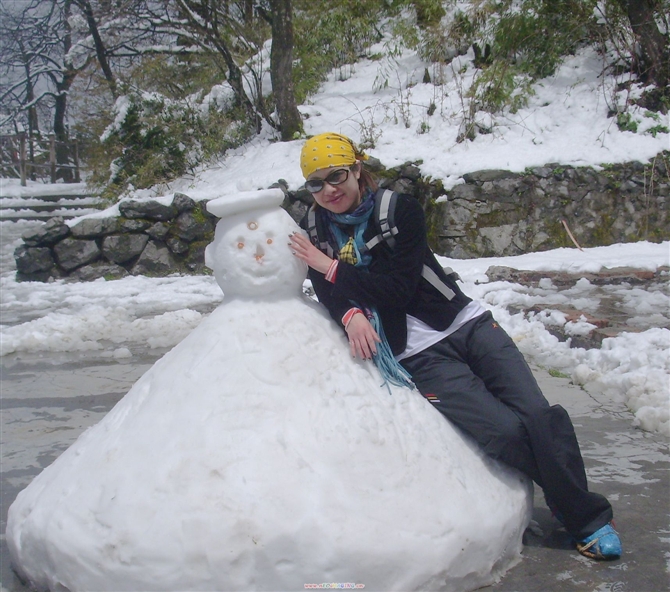 ����ǰ4�µ�ȥ�Ķ�üɽ����ʱ��ѩ��